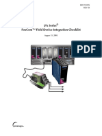 I/A Series Foxcom™ Field Device Integration Checklist: August 15, 2001