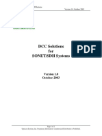 DCC Solutions For SONET/SDH Systems: October 2003