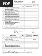 HSE Checklist For General HSE Issues