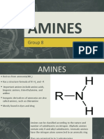 Amines: Group 8