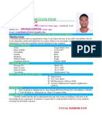 Yugal Kishor Saw: Curriculum Vitae