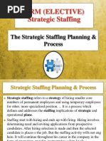 The Strategic Staffing Planning & Process