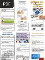 Folheto Do Tabaco Nos Locais de Trabalho