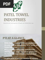 Patel Towel Industries: Manufacturer and Exporter of Towels and Textile Made-Ups