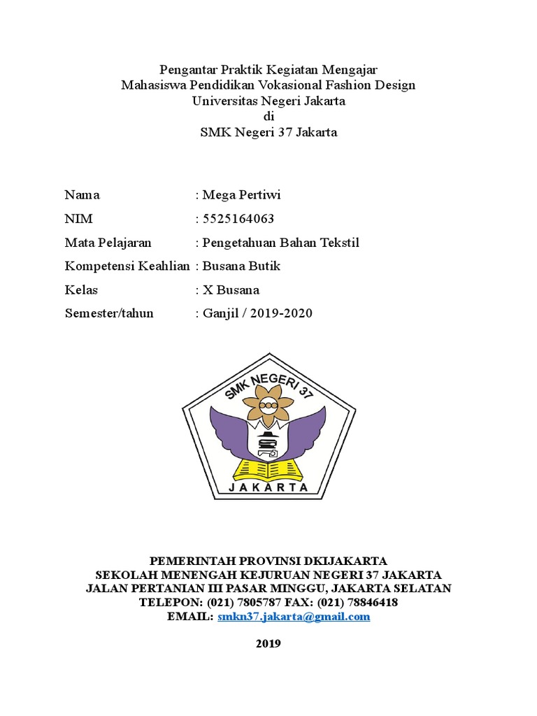 Rpp Pengetahuan Bahan Tekstil