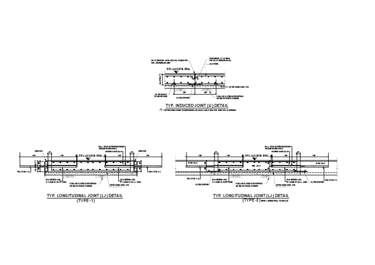 Slab Joints Details | PDF | Building Materials | Civil Engineering