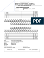 Formulir Pemeriksaan Odontogram