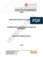 Guía para La Vigilancia Por El Labotarorio de Giardia y Cryptosporidium