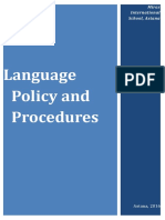 Language Policy 2016 FINAL