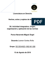 Licenciatura en Derecho: Leonor Cortes Ávila