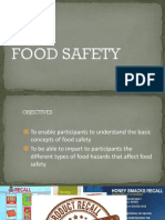 Food Safety Presentation