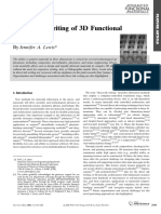 3d Printing Functional Materials