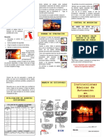 Triptico de Incendios