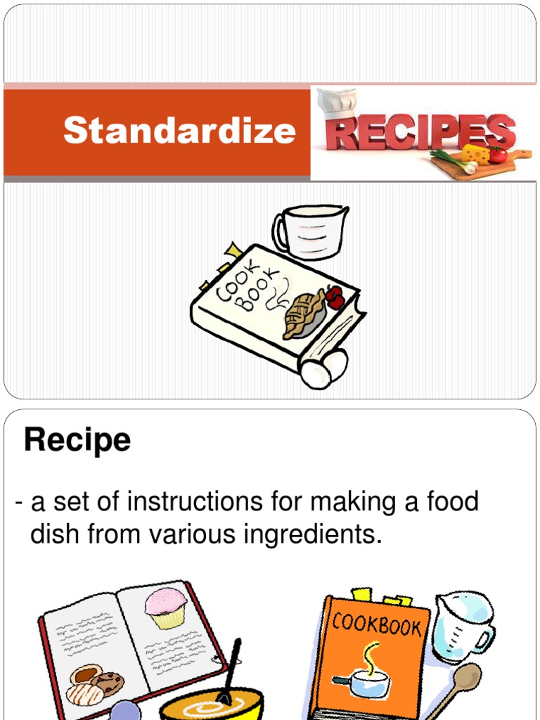 Standardize Recipe | PDF | Cakes | Cooking