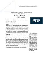 Metasintesisi La Medicina en Foucault PDF