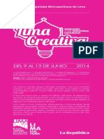 Programa - Lima Creativa