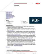 Nitric Acid: Product Safety Assessment