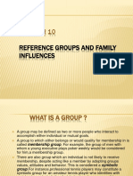 Reference Groups and Family Influences