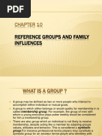 Reference Groups and Family Influences