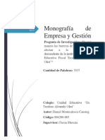 Monografia Empresa y Gestion BI de Que M