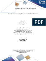 Fase 2 - Realizar Diagnóstico de Peligros y Riesgos en La Industria de Alimentos-Grupo302060 - 1