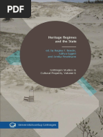 BENDIX, Regina F. EGGERT, Aritya PESELMANN, Arnika (Eds.) - Heritage Regimes and The State PDF