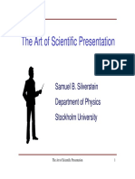 The Art of Scientific Presentation