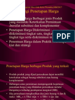 Praktek Penetapan Harga