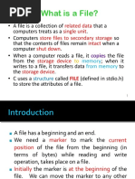 What Is A File?: Related Data Single Unit Store Files To Secondary Storage Intact Shut Down Storage Device Storage Device