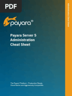 Payara Server 5 Administration Cheat Sheet English