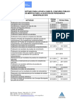 Cronograma Personeria Concurso