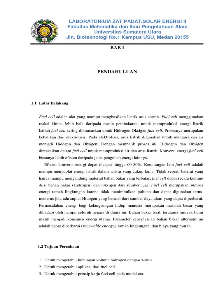 Fuel Cell Model Car PDF
