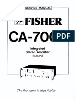 Fisher CA-7000 SM