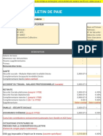 Modele Bulletin Salaire