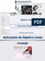  Aplicações Da Álgebra Linear