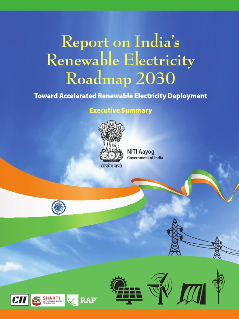 India Renewable Electricity Roadmap 2030 | PDF | Electrical Grid ...