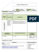 2-Sesión de Aprendizaje 5° Grado Prim-PS