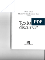 FIORIN 2012 Da Necessidade de Distinção Entre Texto e Discurso PDF