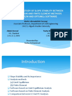 Presentation On Slope Staability Analysis