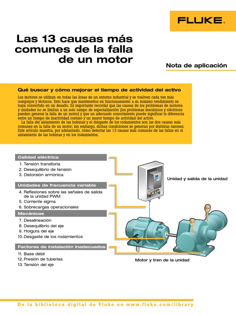 Falla de Motores | PDF | Corriente eléctrica | Distorsión
