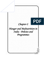 Chapter-2 Hunger and Malnutrition in India - Policies and Programmes
