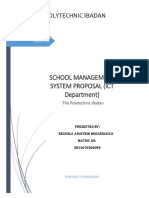 School Management Systme Proposal