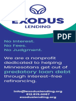 Exodus Lending Rack Card
