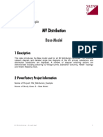 MV Distribution Base Model: Application Example