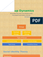 OB-Class 6 - Group Dynamics