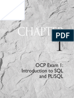 OCP Exam 1: Introduction to SQL and PL/SQL