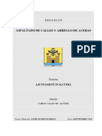 Completo ASFALTADO DE CALLES Y ACERAS SEPTIEMBRE 2015 PDF