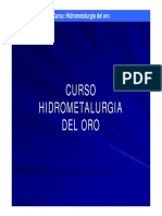 Hidrometalurgia Del Oro
