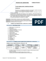Instrucciones para Proyecto Formulación y Diseño de Procesos FCTII