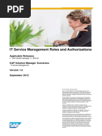 IT Service Management Roles and Authorizations PDF